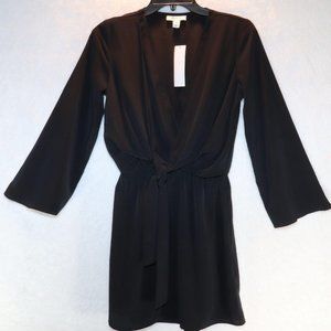 Topshop Knot Mini Dress size 2 Black